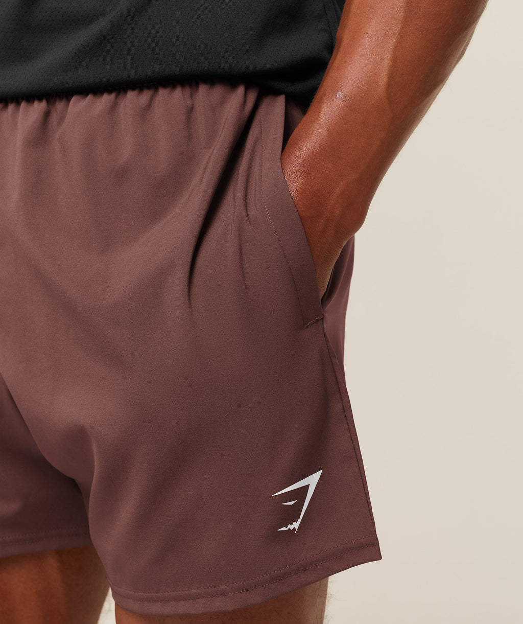 Arrival 5" Shorts - Espresso Brown