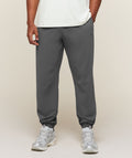 Campus Crest Cuffed Pants - Dark Grey