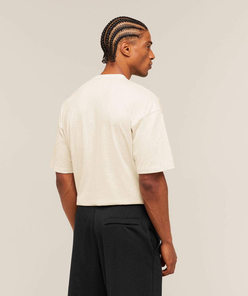 Crest Oversized T-Shirt - Bros Chalk Marl