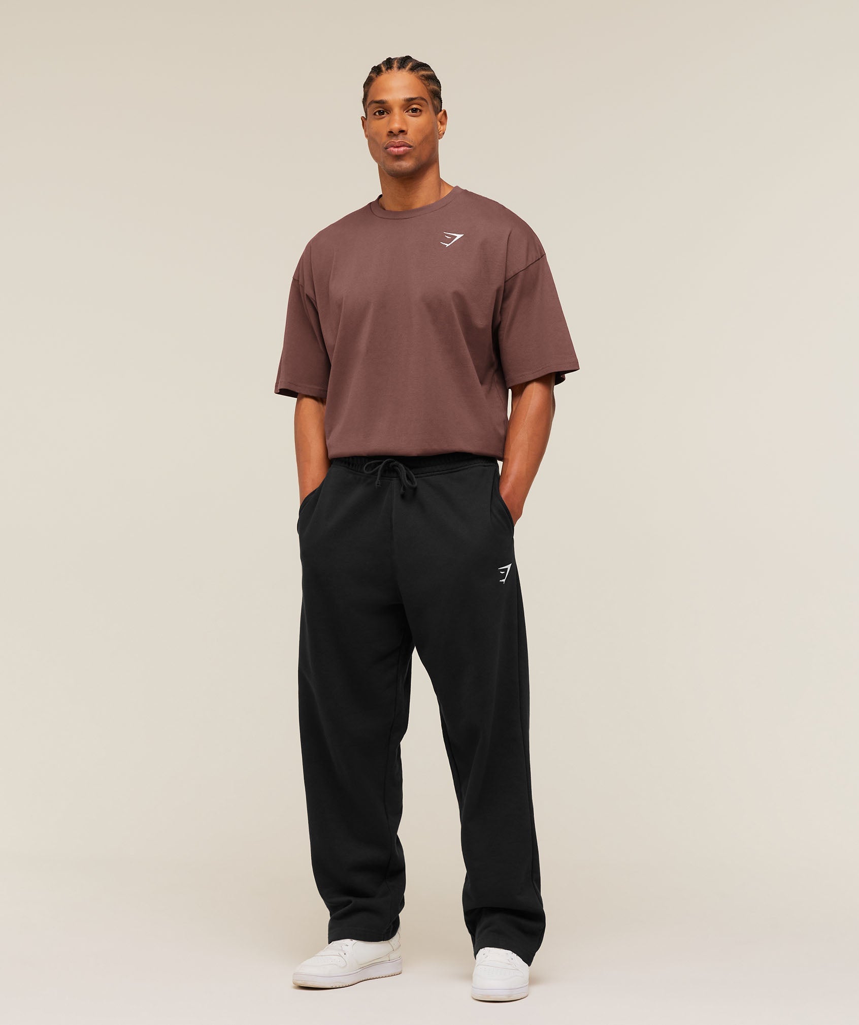 Crest Oversized T-Shirt - Espresso Brown