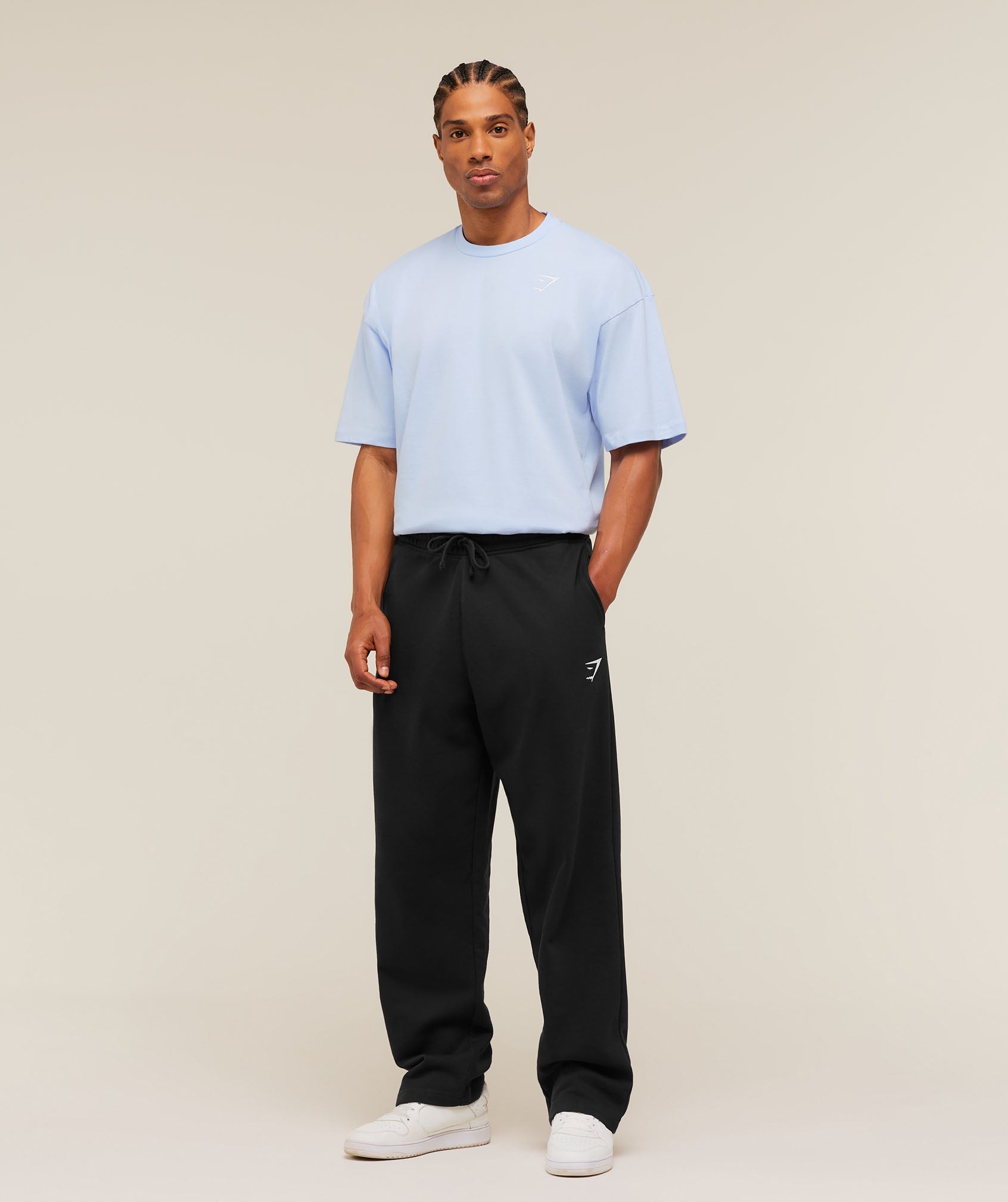 Crest Oversized T-Shirt - Tranquil Blue