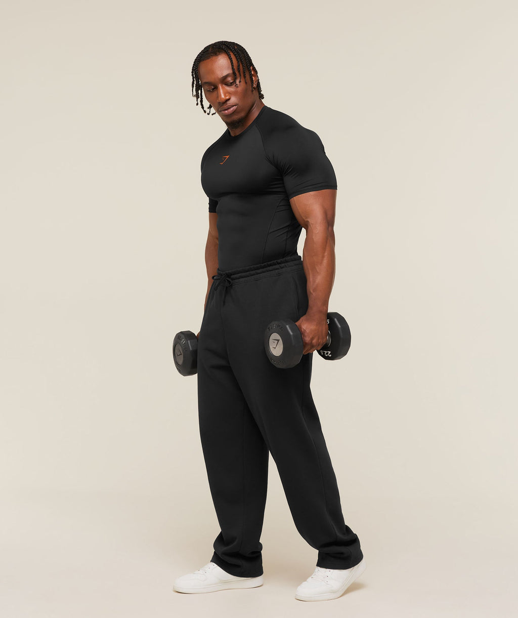 Element Baselayer T-Shirt - Black / Nutmeg Orange