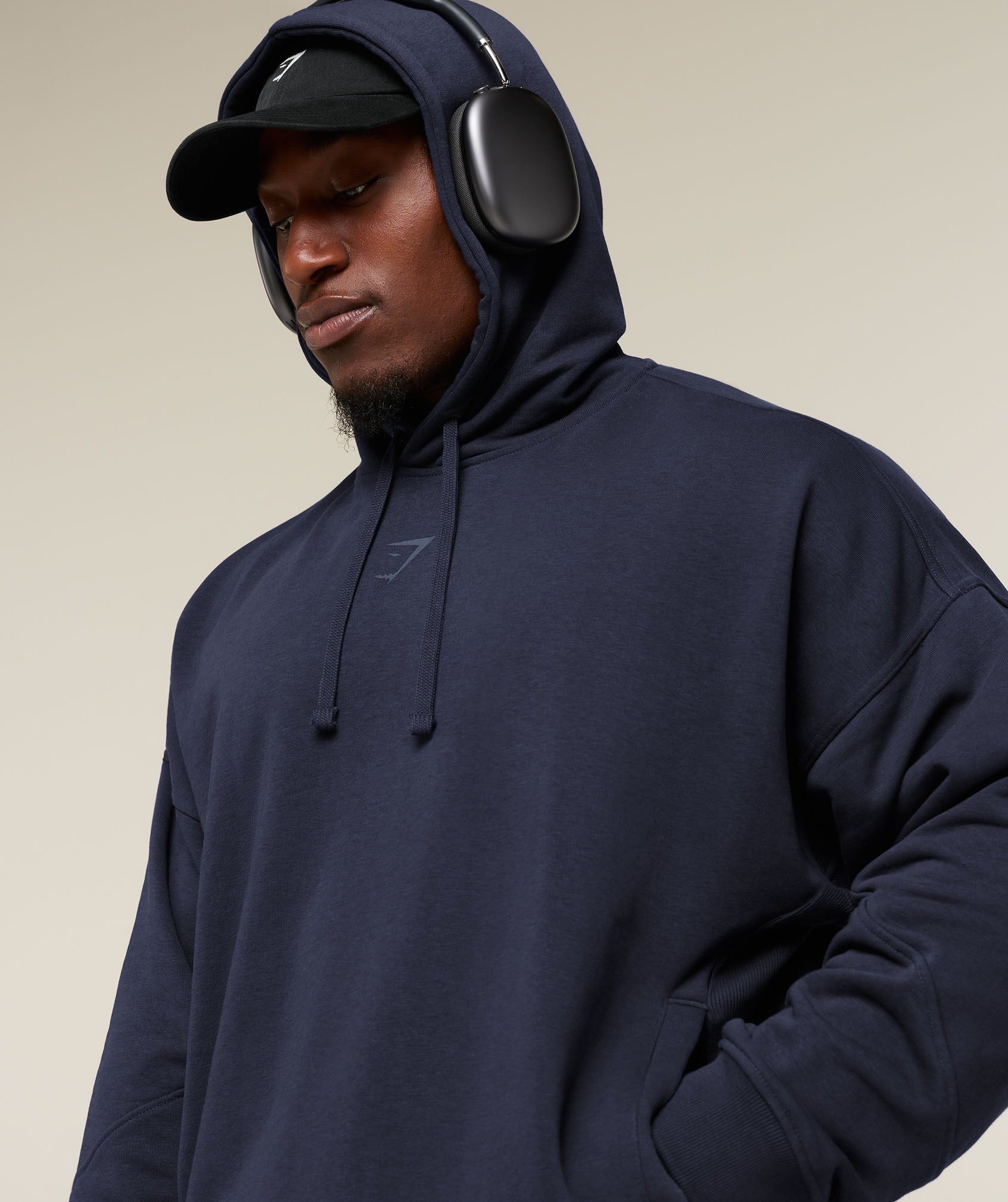 Power Oversized Hoodie - Heavy Blue/Shadow Blue