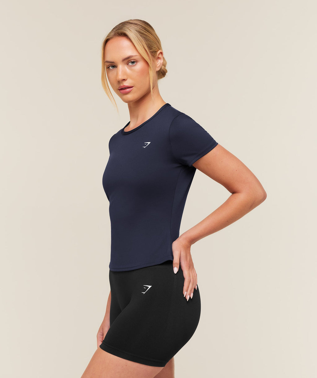 Training Baby Tee - Heavy Blue