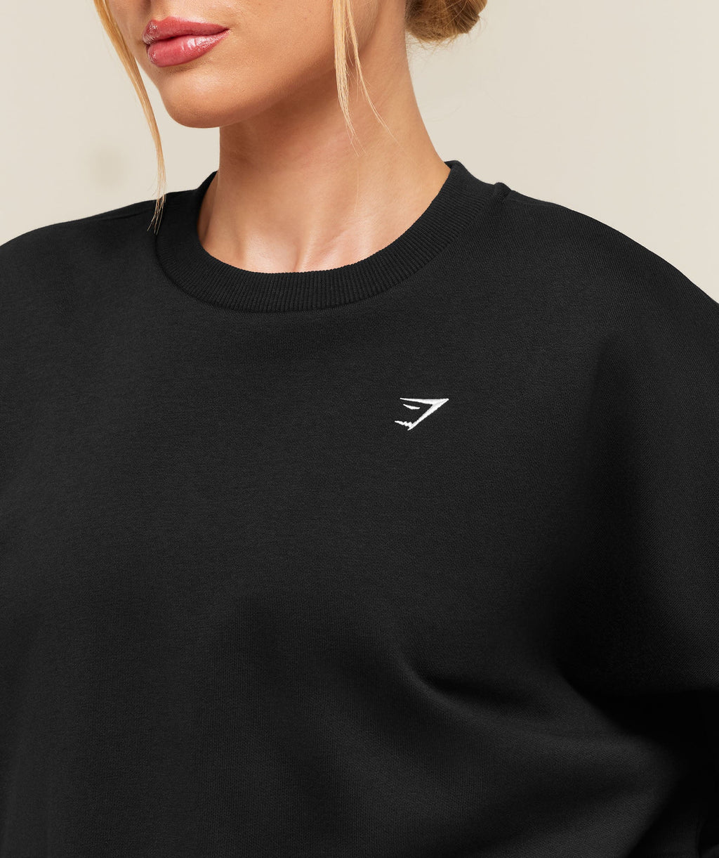 Training Oversized Boxy Sweatshirt - Black