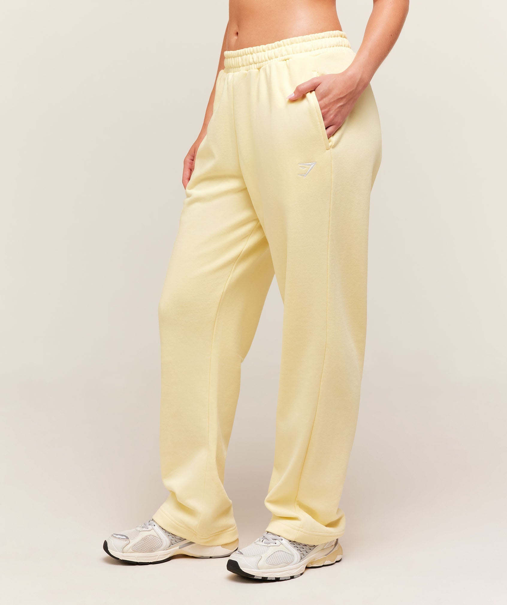 Training Fleece Straight Leg Regular Joggers - Butter Yellow