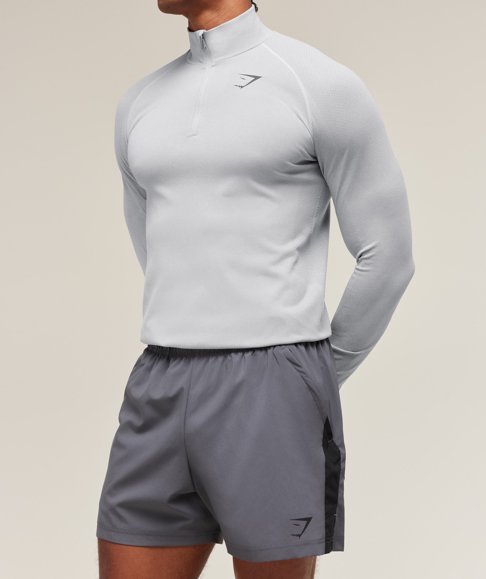 Vital 1/4 Zip - Light Grey/Smokey Grey