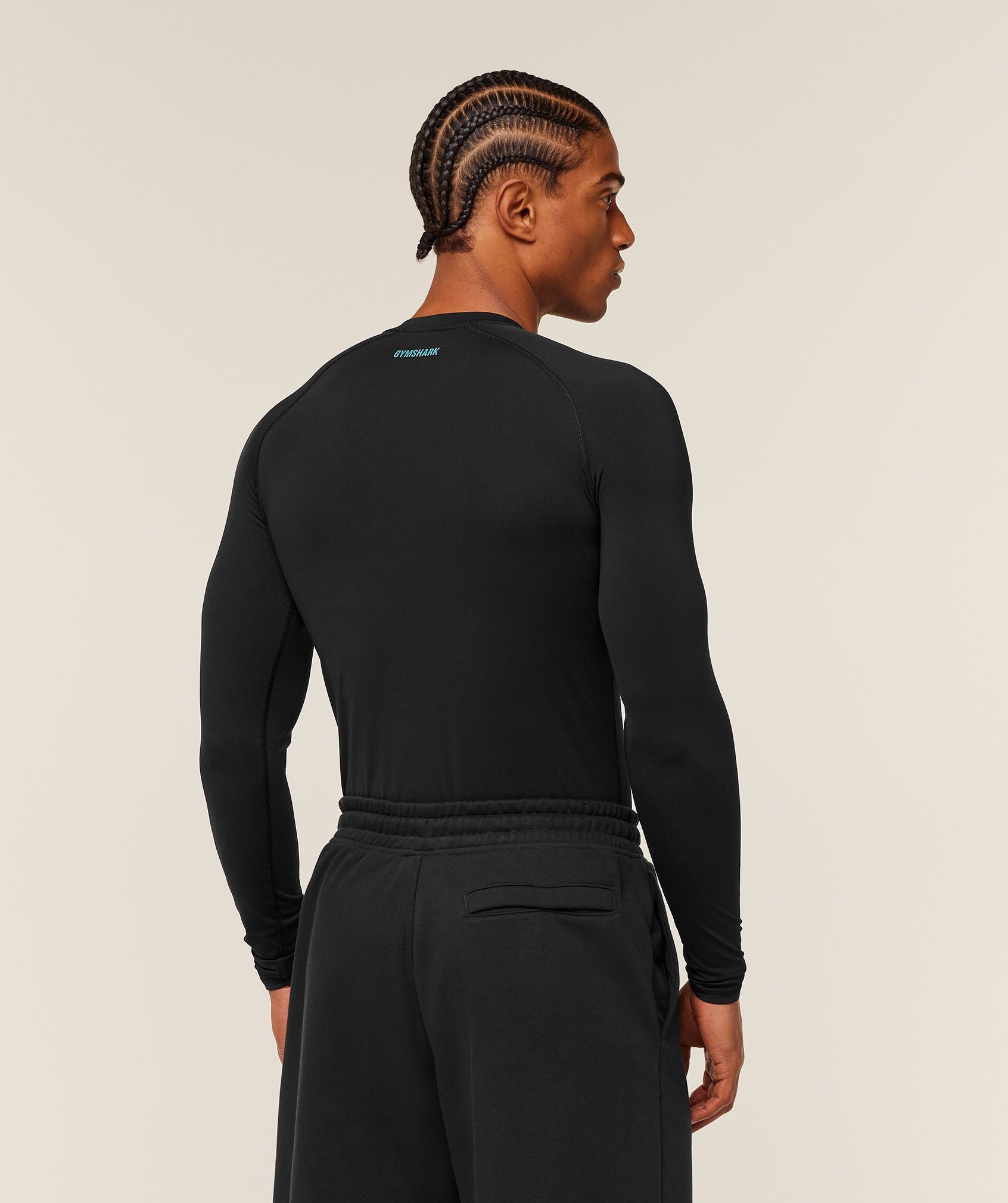 Element Baselayer Long Sleeve T-Shirt - Black/Brand Blue