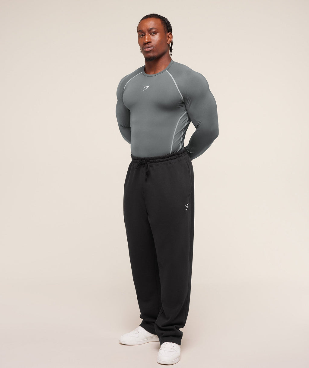 Element Baselayer Long Sleeve T-Shirt - Pitch Grey/White