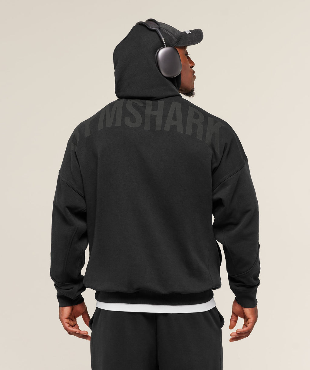Power Oversized Hoodie - Black/Asphalt Grey
