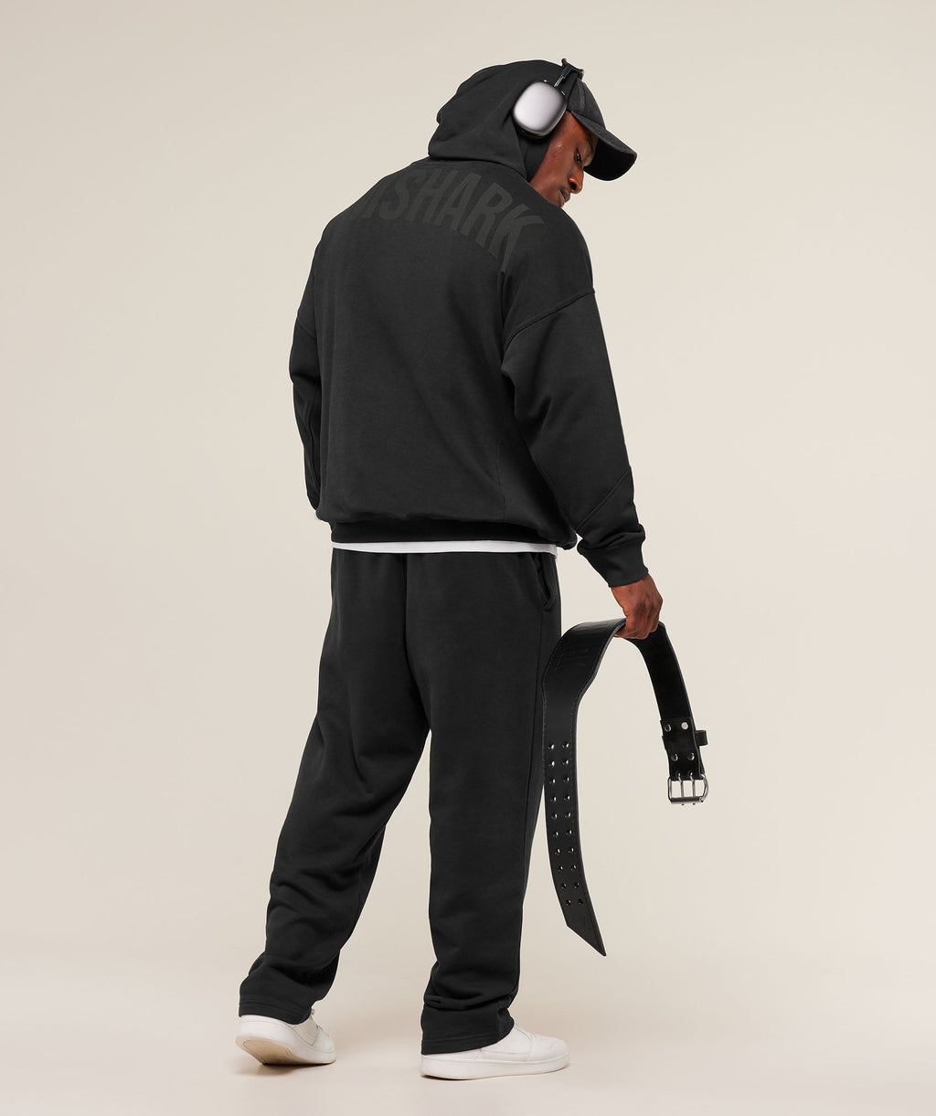 Power Oversized Hoodie - Black/Asphalt Grey
