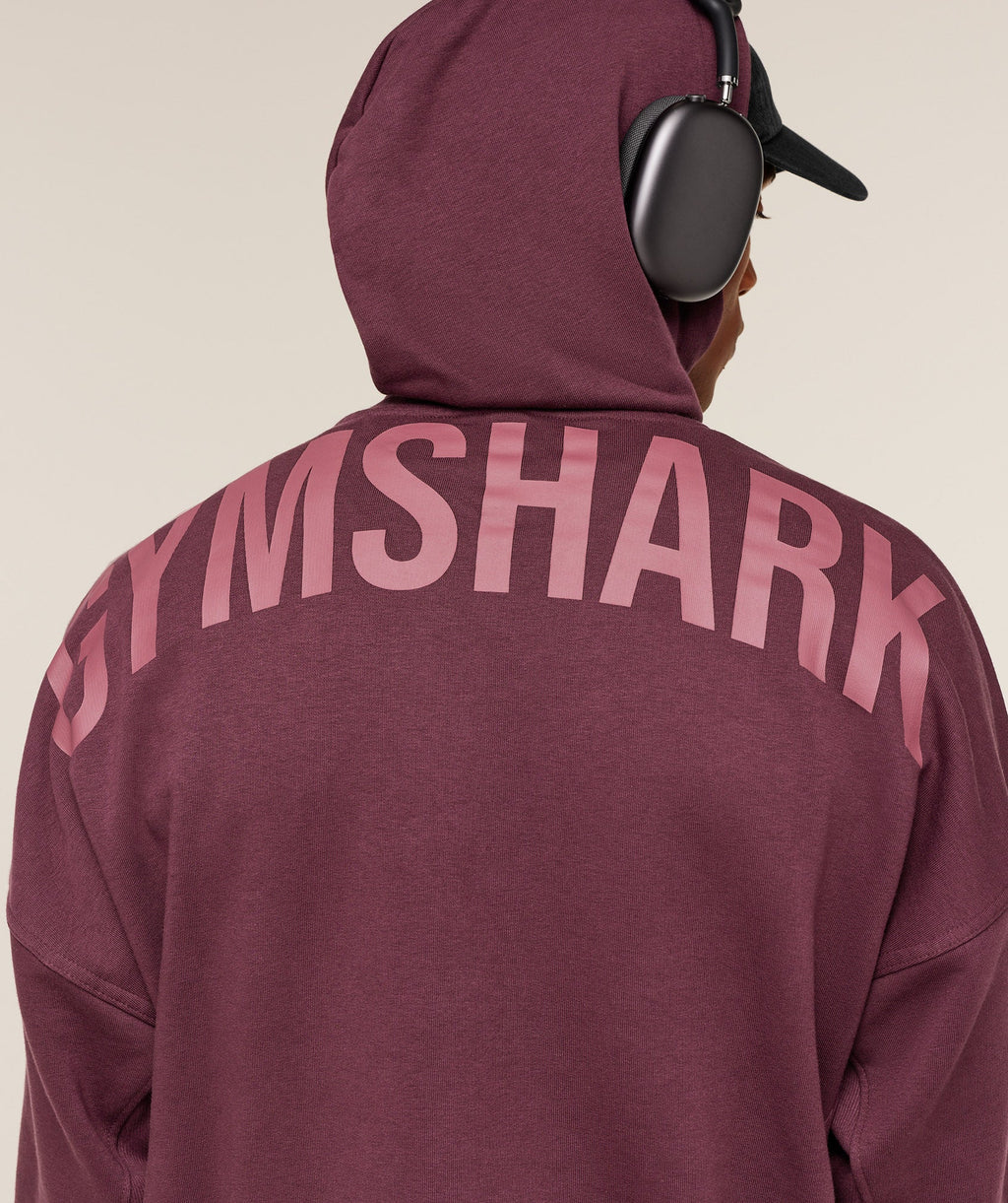 Power Oversized Hoodie - GS Impact Burgundy