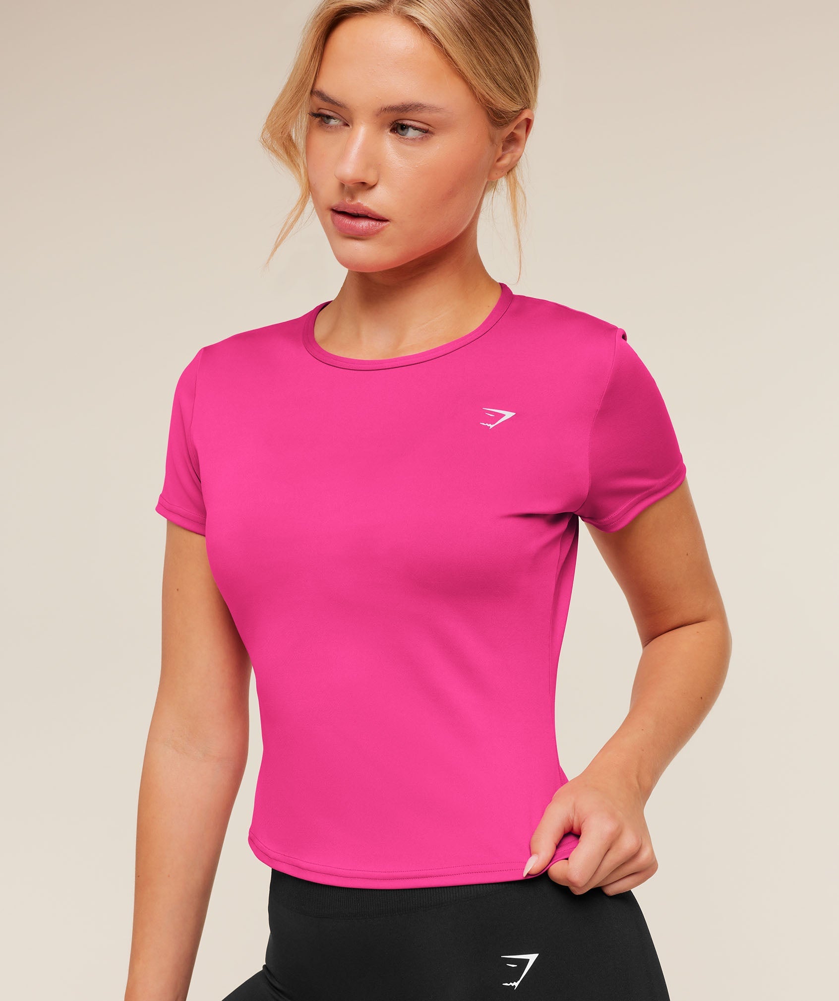 Training Baby Tee - Super-Set Pink