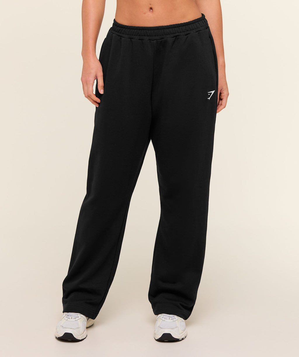 Training Fleece Straight Leg Regular Joggers - Black