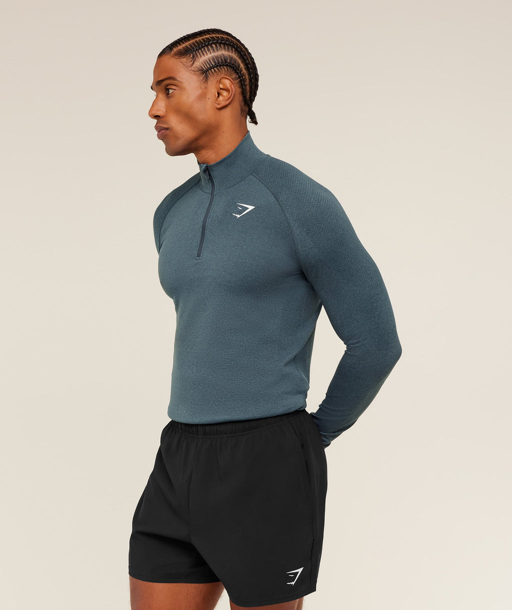 Vital 1/4 Zip - Iron Blue / Stealth Blue