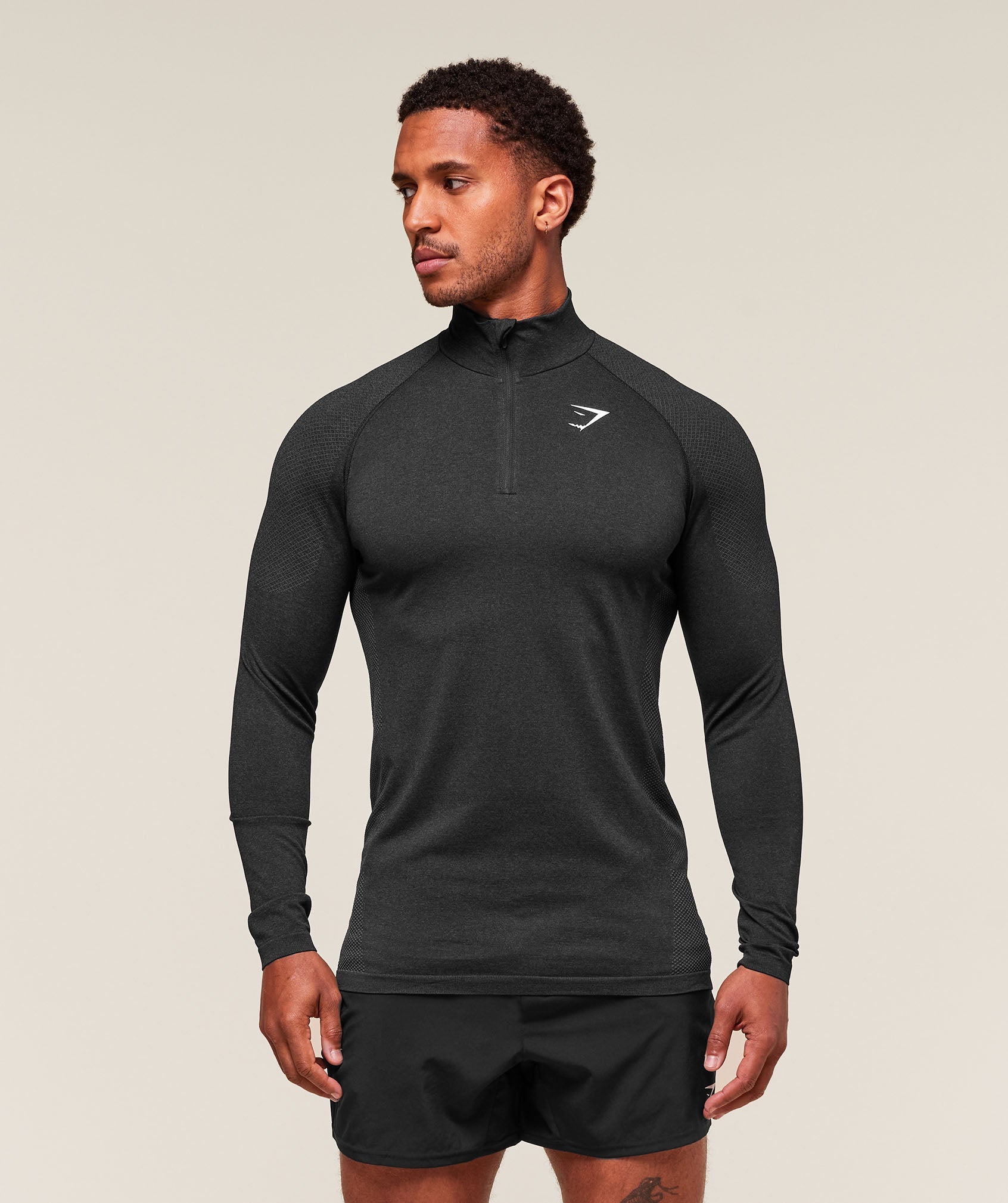 Vital 1/4 Zip - Black/Silhouette Grey