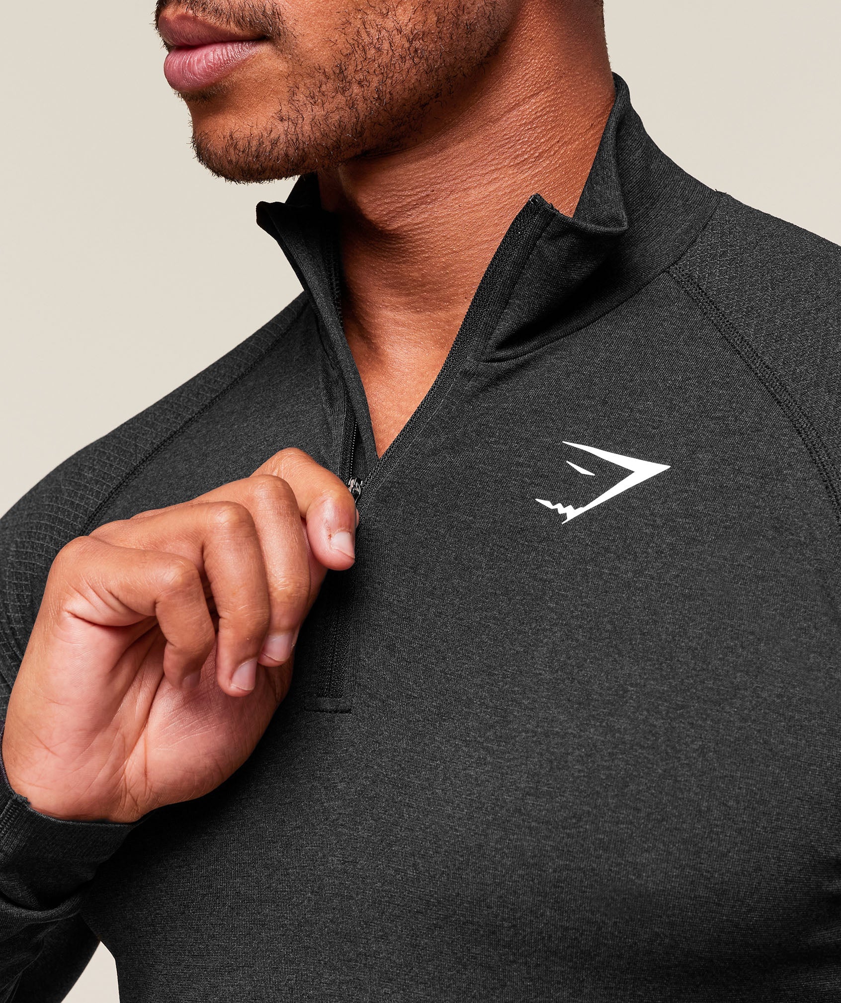 Vital 1/4 Zip - Black/Silhouette Grey