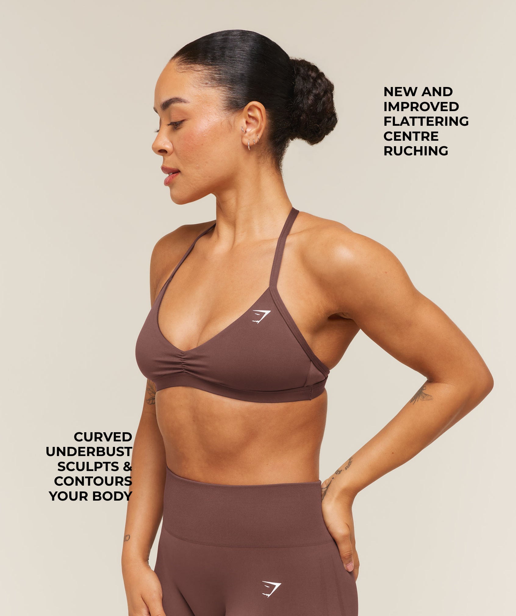 Minimal Sports Bra 2.0 - Espresso Brown