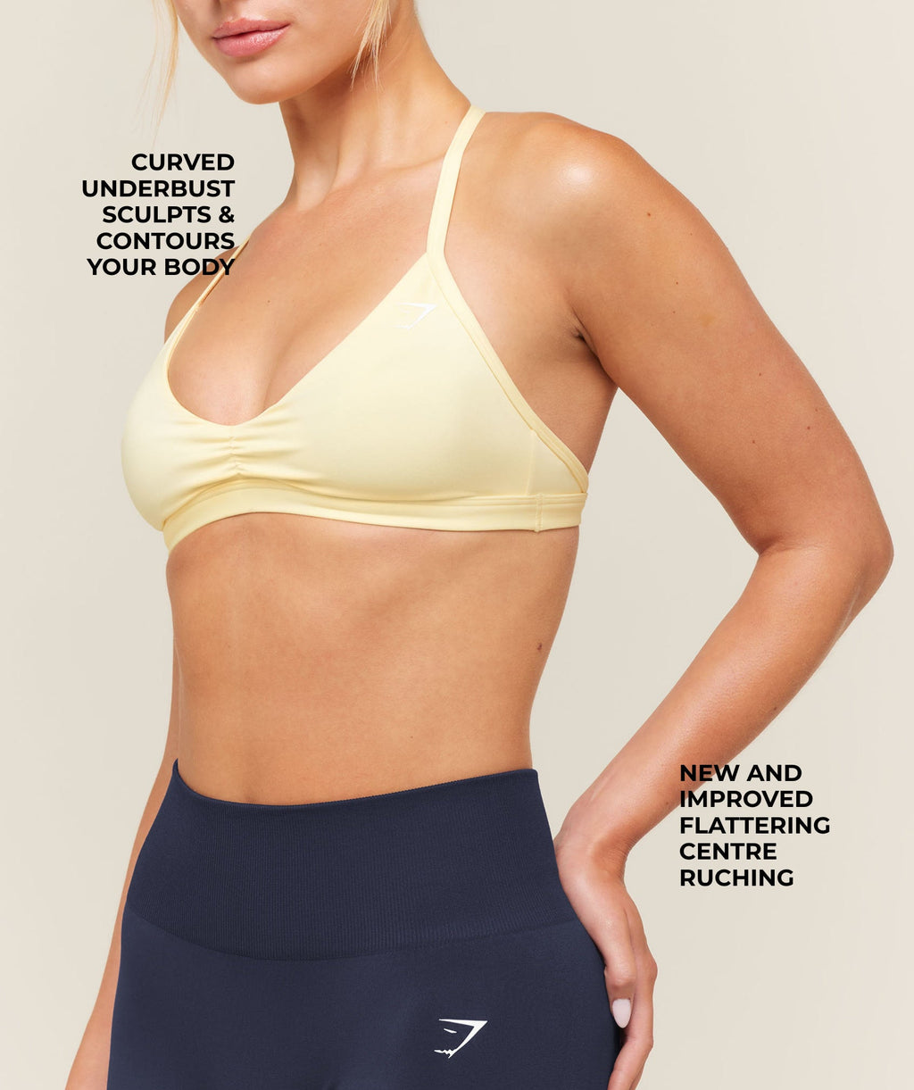 Minimal Sports Bra 2.0 - Butter Yellow