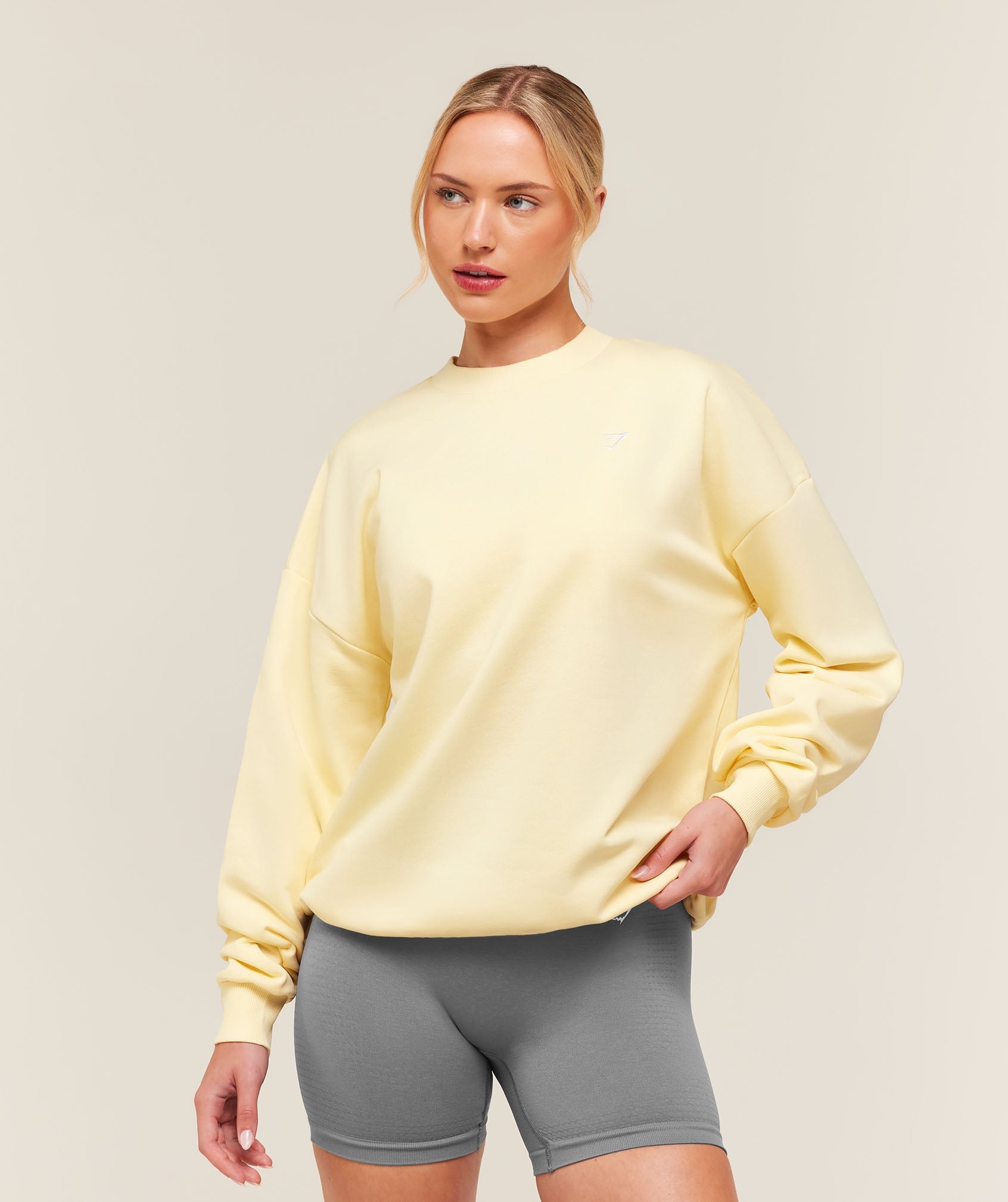 Training Oversized Fleece Sweatshirt - Everyday Series C0