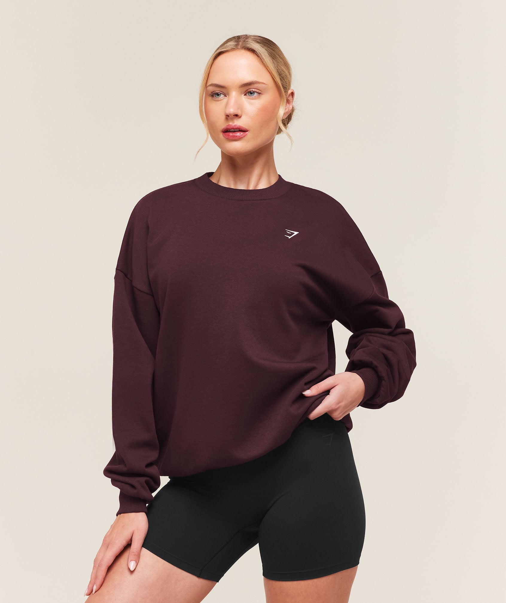 Training Oversized Fleece Sweatshirt - Everyday Series C0